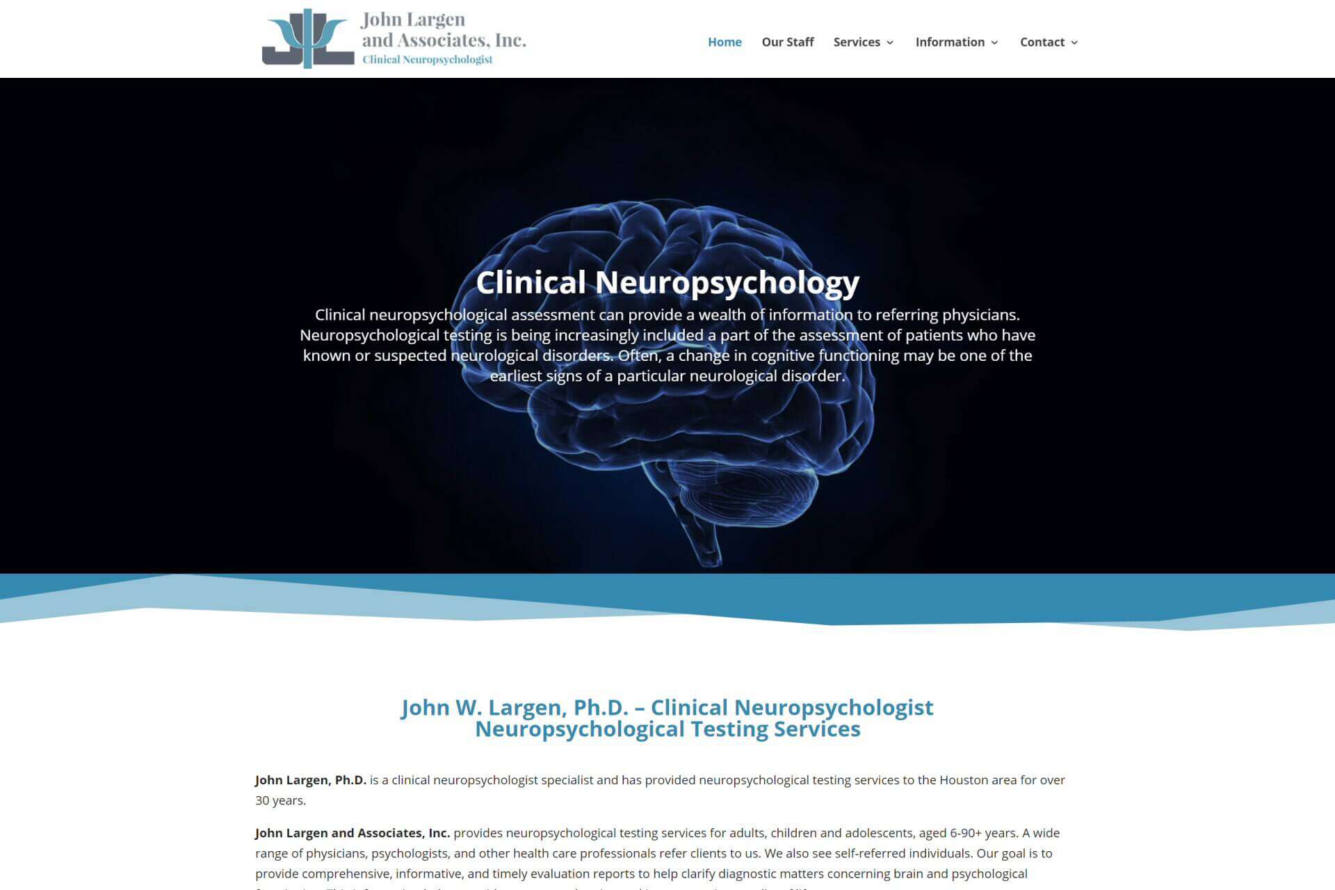 John W. Largen & Associates Neuropsychological Testing Services